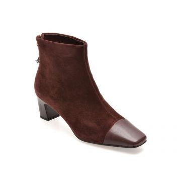 Botine EPICA visinii, 96M315, din piele intoarsa