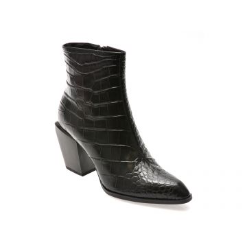 Ciocate EPICA negre, 2329, din piele naturala