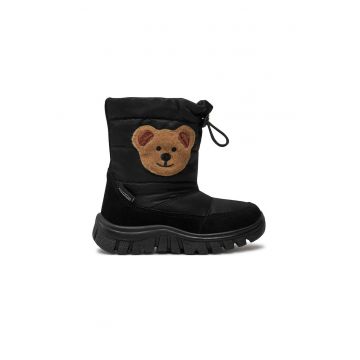 Cizme copii -  75126 - Piele naturala - Negru