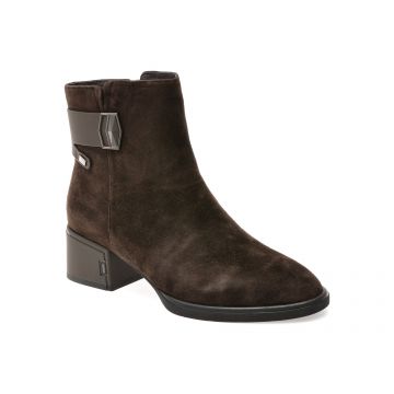 Ghete ALDO maro, 1F7551, din piele intoarsa