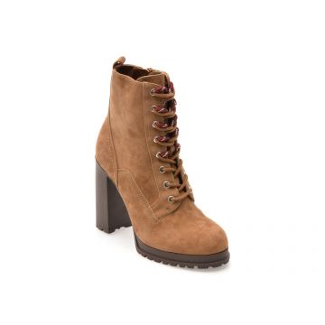 Ghete ALDO maro, REBELLIOUSLY 230, din piele intoarsa