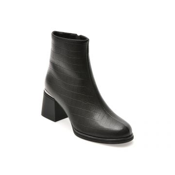 Ghete ALDO negre, W13755, din piele naturala