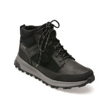 Ghete CLARKS negre, ATL TREK HI GTX, din piele naturala
