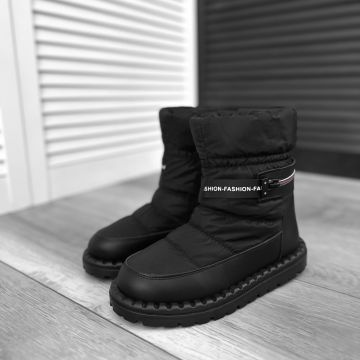 Ghete dama imblanite negre B709 T3-1 Ghete dama imblanite negre B709 T3-1