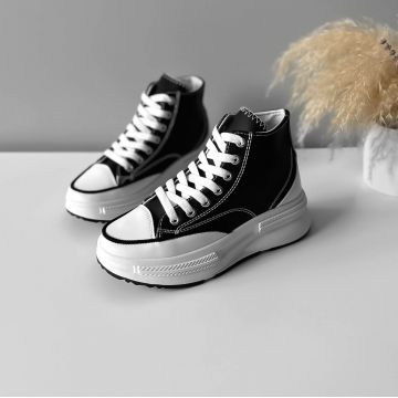 Ghete dama negre LA227 T50-3