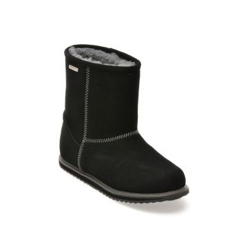 Ghete EMU negre, BRUMBY LO TEENS 2.0, din piele intoarsa