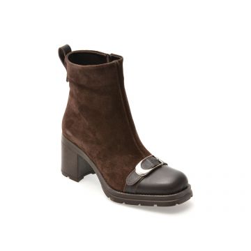 Ghete EPICA maro, 1918638, din piele intoarsa