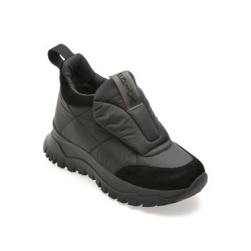 Ghete EPICA negre, 80812, din material textil