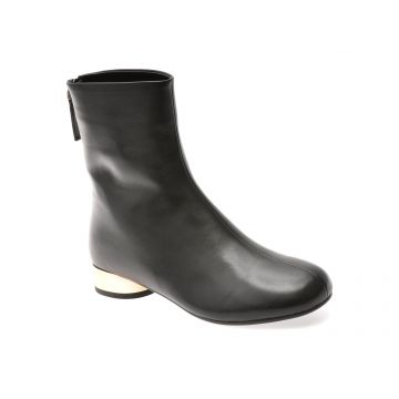 Ghete EPICA negre, EB936, din piele naturala