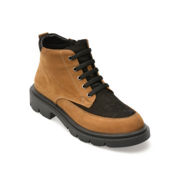 Ghete FLAVIA PASSINI maro, 1001TUN, din nabuc