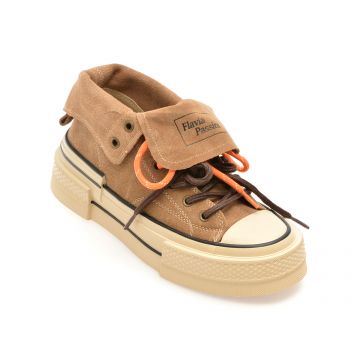 Ghete FLAVIA PASSINI maro, 20516, din piele intoarsa