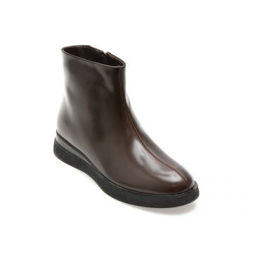 Ghete FLAVIA PASSINI maro, 4J173, din piele naturala