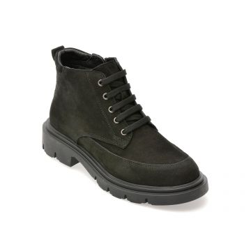 Ghete FLAVIA PASSINI negre, 1001SYN, din nabuc