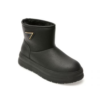 Ghete FLAVIA PASSINI negre, 1112, din piele naturala