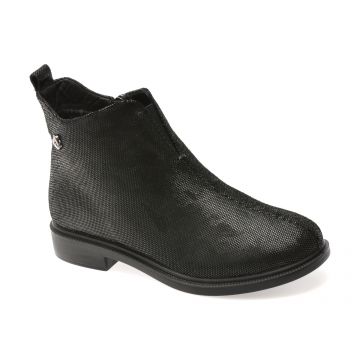 Ghete FLAVIA PASSINI negre, 2506, din piele intoarsa