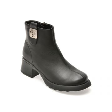 Ghete FLAVIA PASSINI negre, 5209, din piele naturala