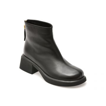 Ghete FLAVIA PASSINI negre, 887, din piele naturala