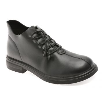 Ghete FLAVIA PASSINI negre, 9821, din piele naturala