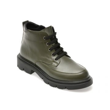 Ghete FLAVIA PASSINI verzi, 1001HK, din piele naturala