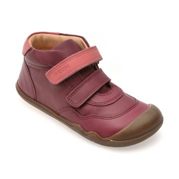 Ghete GEOX mov, B5663C, din piele naturala