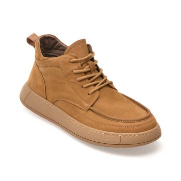 Ghete GRYXX maro, 1012, din piele naturala