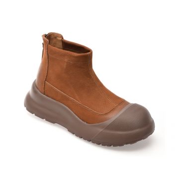 Ghete GRYXX maro, 15112, din piele naturala