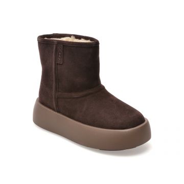 Ghete GRYXX maro, 624M125, din piele intoarsa