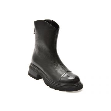 Ghete GRYXX negre, 2157, din piele naturala