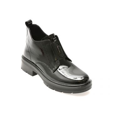 Ghete GRYXX negre, 2404311, din piele naturala lacuita