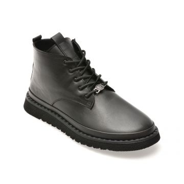 Ghete GRYXX negre, 251KS08, din piele naturala
