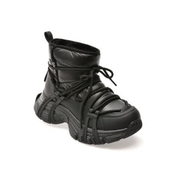 Ghete GRYXX negre, 25810, din material textil