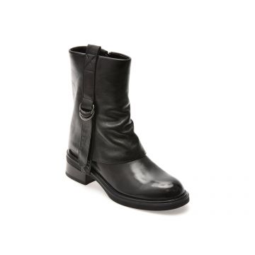 Ghete GRYXX negre, 2588, din piele naturala