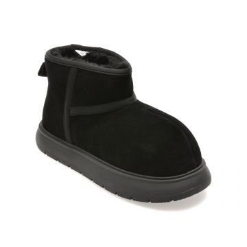 Ghete GRYXX negre, 3010, din piele intoarsa
