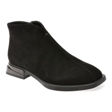 Ghete GRYXX negre, DX1268, din piele intoarsa