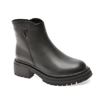 Ghete GRYXX negre, DX83515, din piele naturala