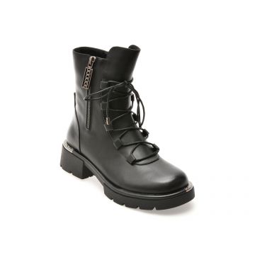 Ghete GRYXX negre, M405B, din piele naturala