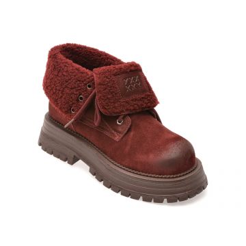 Ghete GRYXX visinii, 3122, din piele intoarsa