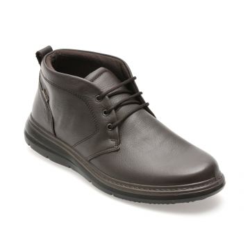 Ghete IMAC maro, 851338, din piele naturala