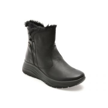 Ghete IMAC negre, 856898, din piele naturala