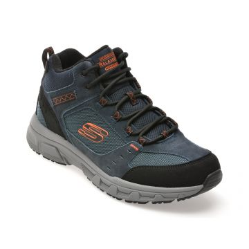 Ghete SKECHERS bleumarin, OAK CANYON, din material textil