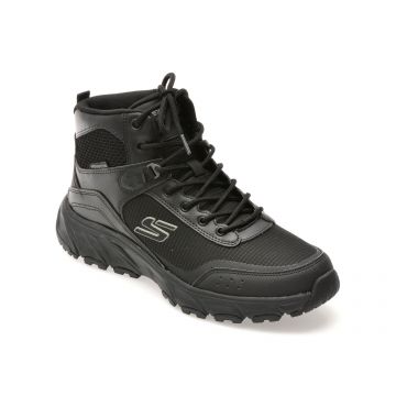 Ghete SKECHERS negre, HILLCREST 2.0, din material textil