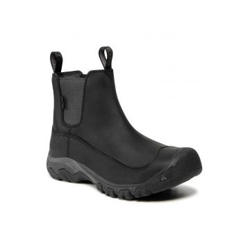 Botine cu glezna joasa barbati  1017789 - Piele naturala - Negru