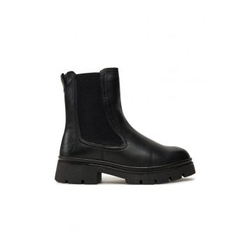 Botine dama -  24766 - Piele naturala - Negru