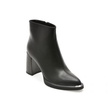 Botine FLAVIA PASSINI negre, AC5995, din piele naturala
