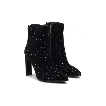 Botine Negru  din Piele Naturala