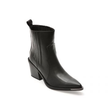 Ciocate elegante FLAVIA PASSINI negre, AC5985, din piele naturala