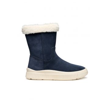 Cizme de piele cu fermoar