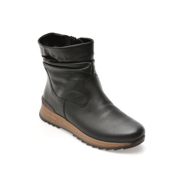 Ghete ARA negre, 24593, din piele naturala