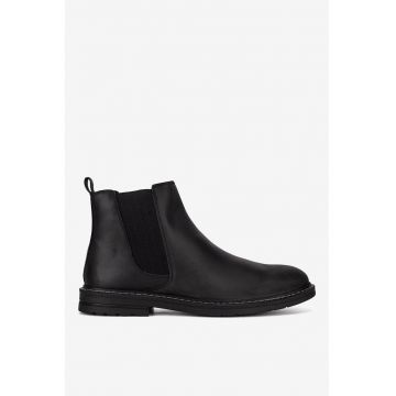 Ghete barbati  5903419549816 - Piele nabuc - Negru