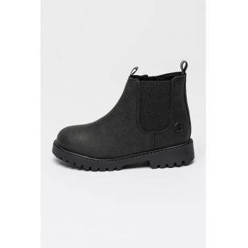 Ghete Chelsea de piele cu fermoar River